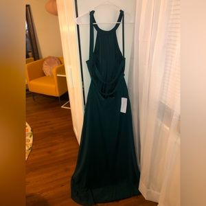 Azazie Claire Pine dress never worn!